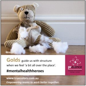 True Colors Gold mental health heroes